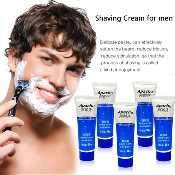 

30g Beard Shaving Cream All Skins Shave Care Shaving Reduce Cream Beard High Cream Beard Friction Quality Soften R2M7