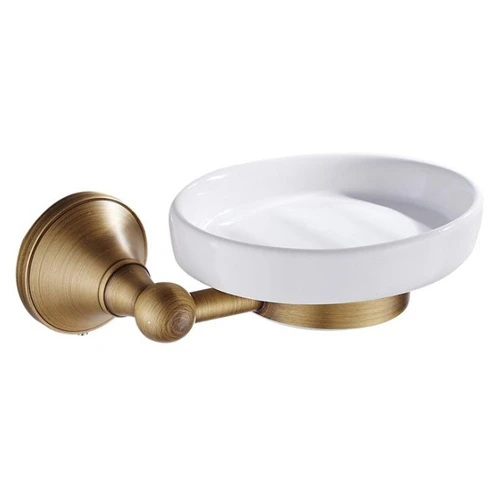 soap holder Vidric Полка для полотенец для ванной комнаты, держатель для туалетной бумаги, держатель для мыла, держатель для полотенец, держатель для полотенец, набор аксессуаров для ванной, античная бронза, готовая Модель E - Цвет: soap holder