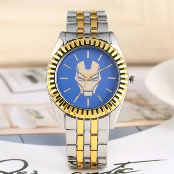 

Fashion 2020 Men's Stainless Steel Watches Quartz Wristwatch Casual Mens Watch reloj de hombre Iron Man Round Dial Man Clock