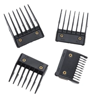

4Pcs Guide Comb Universal Cut Clipper Limit Comb Guide Attachment Size Barber Replacement