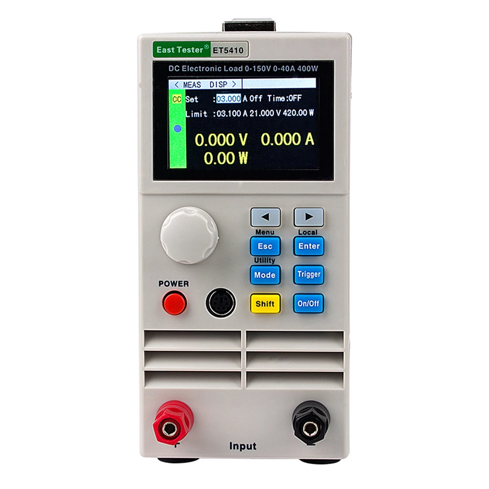 ET5410 400 Вт 150 в 40A Профессиональный программируемый цифровой контроль DC электронный тестер нагрузки одноканальный тестер заряда батареи
