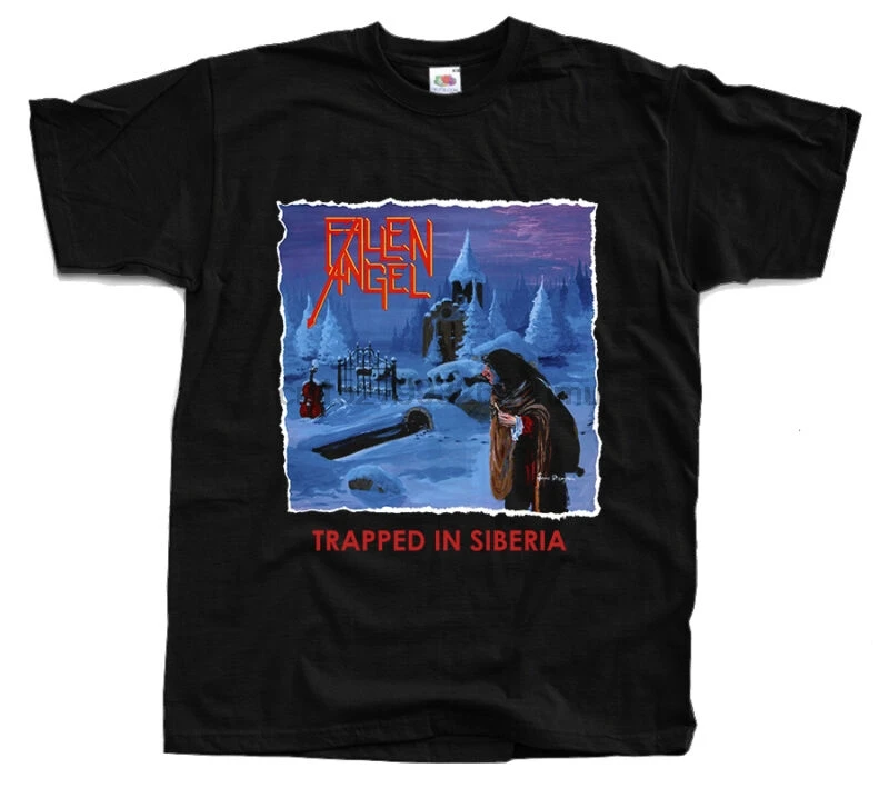 Футболка FALLEN ANGEL chapped In Siberia (черная) S-5XL | Мужская одежда