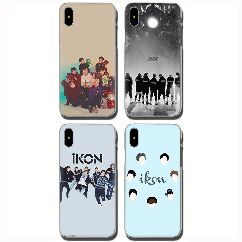 Kpop ikon жесткий чехол для телефона для Apple iPhone 5 5S SE 6 6S 7 8 Plus X XR XS 11 Pro MAX