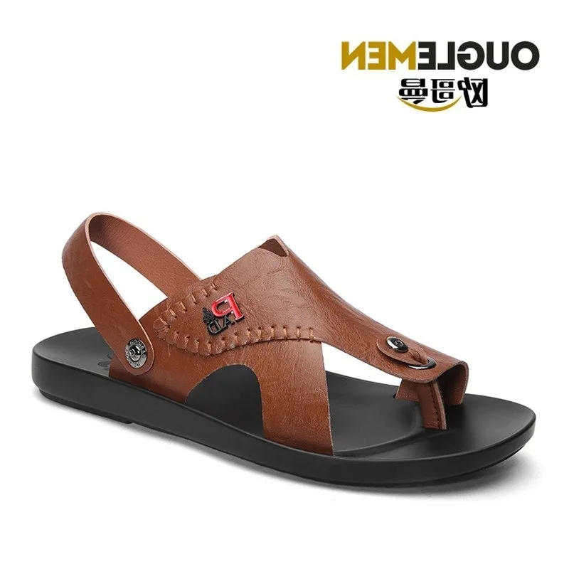 

Summer 2019 New Style Dual Purpose Sandals Anti-slip Soft-Sole Single-strap Slipper Men's Korean-style Trend Men
