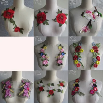 

Fashion style Embroidery Lace Collar Venise Sewing Neckline Applique Fabric Trim DIY Dress Accessories Craft supplies 1 pcs sell