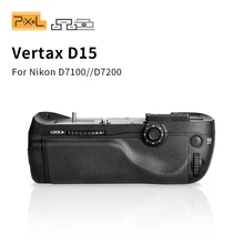 Pixel Battery Grip For Nikon D7100 D7200 Digital SLR Camera As MB-D15 With Vertical-grip Shutter Button Professional Accessories