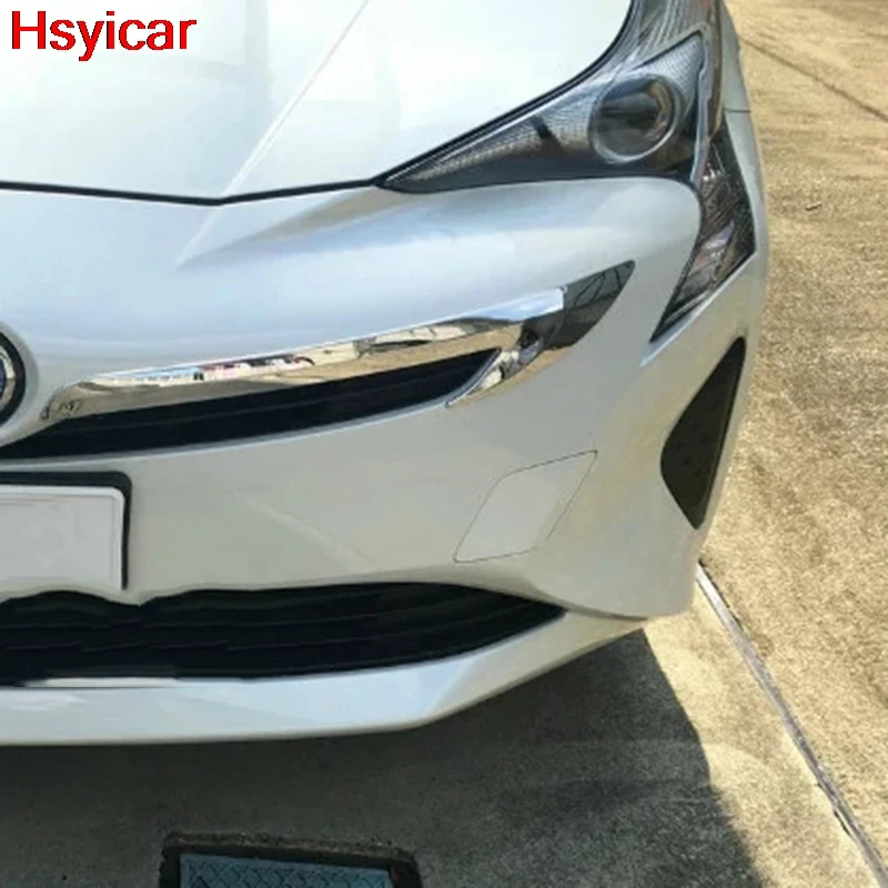 Hsyicar для Toyota Prius передний средний верхний бампер наклейка в виде полосы украшения крышка отделка Аксессуары ABS