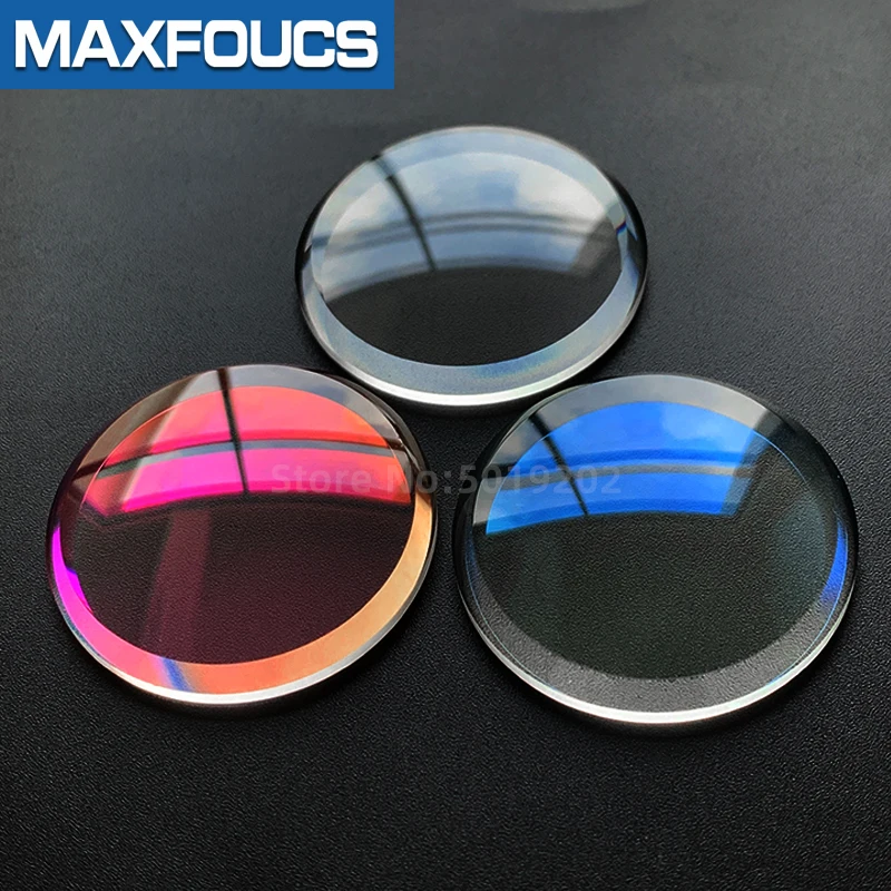 Free Shipping For Seiko SKX007/009/SKX011/SKX171/175 Mineral  Glass with Blue AR Coating/Transparent   Double dome 31.5mm