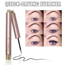 1 шт. жидкая подводка в ручке не стирается длительное водонепроницаемое косметическое средство для макияжа 2 стиля женская жидкая подводка в ручке