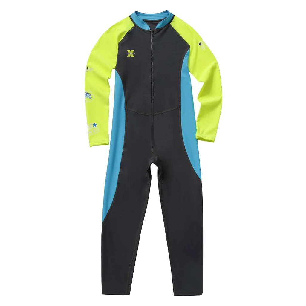 Kids Long Sleeve Wetsuit Beach Diving Full Body Swimwear Swimsuit Cold Water Scuba Snorkeling Spearfishing Kids Wetsuit
