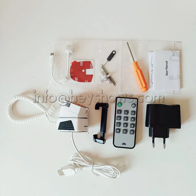 Suporte de Exibição de Segurança do Telefone Móvel com Braçadeira Roubo para Smartphone Alarme na Apple Iphone Sistema Alarme Anti Assaltante Store 10x 27 Cheap Kits de sistema de alarme