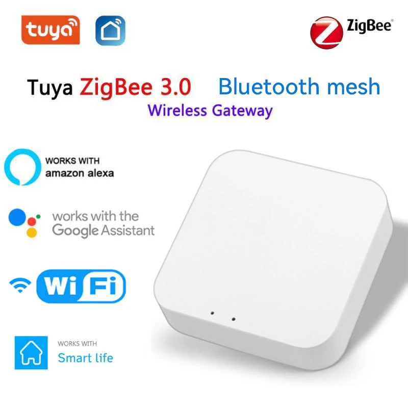 Zigbee Gateway Tuya Hub Smart Life Telecomando Wireless Funziona Con Google Home Alexa Echo Dot 4 Smart Home Control Hub Intelligente