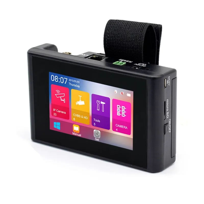 Новый 4 дюймов IP CCTV тестер AHD CVI TVI Камера ONVIF POE PTZ WI FI 12V3A Выход Беспроводной