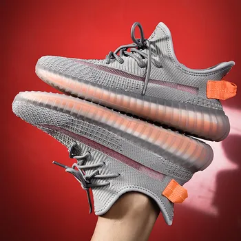 

Quality Students Light Running Shoes Women Reflective Cushioning Unisex Sneakers Girls Sport Shoes Flywire Traveling for Men