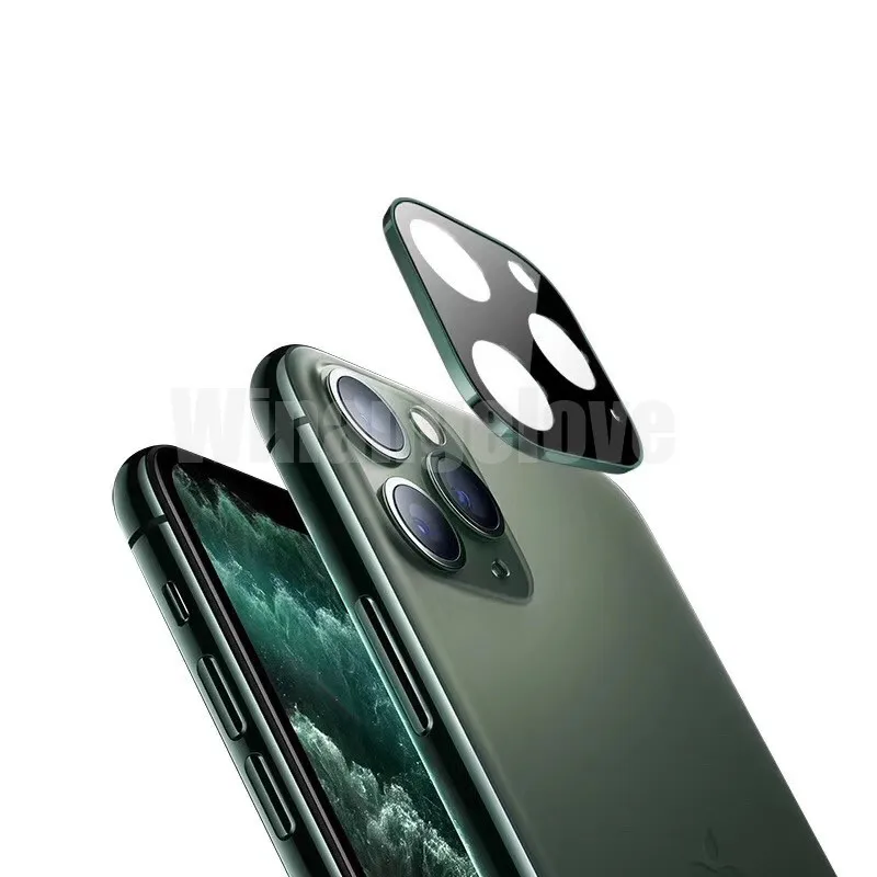 200 шт. Защита объектива камеры для iphone 11 Pro Max 11Pro защитная пленка из закаленного стекла задняя металлическая Защита камеры