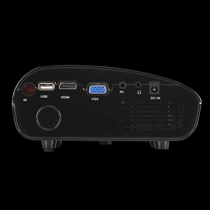 RD802 мини домашний микро-проектор HD 1080P проектор ТВ Проектор Мультимедийный портативный домашний кинотеатр проектор(штепсельная вилка США