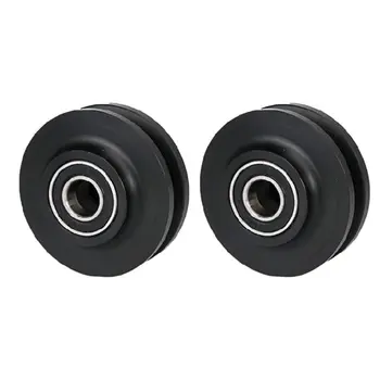 

2pcs/set Double Bearing Door Pulley Smooth Sliding Roller Wheel for Bathroom