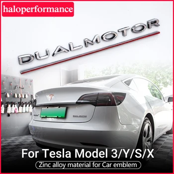 

Model3 Car tail letter label For Tesla Model 3 Accessories tail sticker space x tesla model y Tesla Model S Model 3 Tesla logo