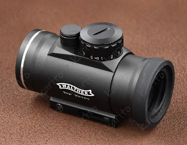 Walther топовый 1x40 зеленый красный точечный прицел с 20 миллиметровым креплением на