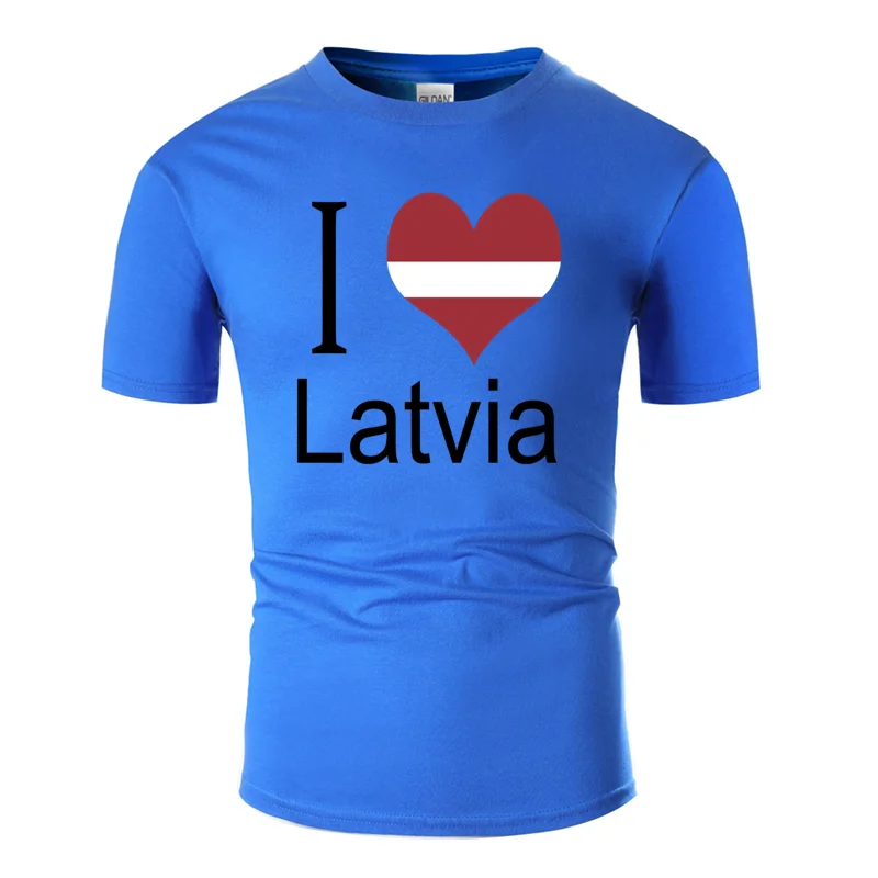 Humor i love latvia сердце страна ЕВРОПА подарок флаг футболка для мужчин Унисекс Мужская футболка Юмористическая короткий рукав Футболка