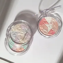 Bueqcy Алмазная пудра для осветления цвета кожи стойкая водостойкая блестящая пудра для лица