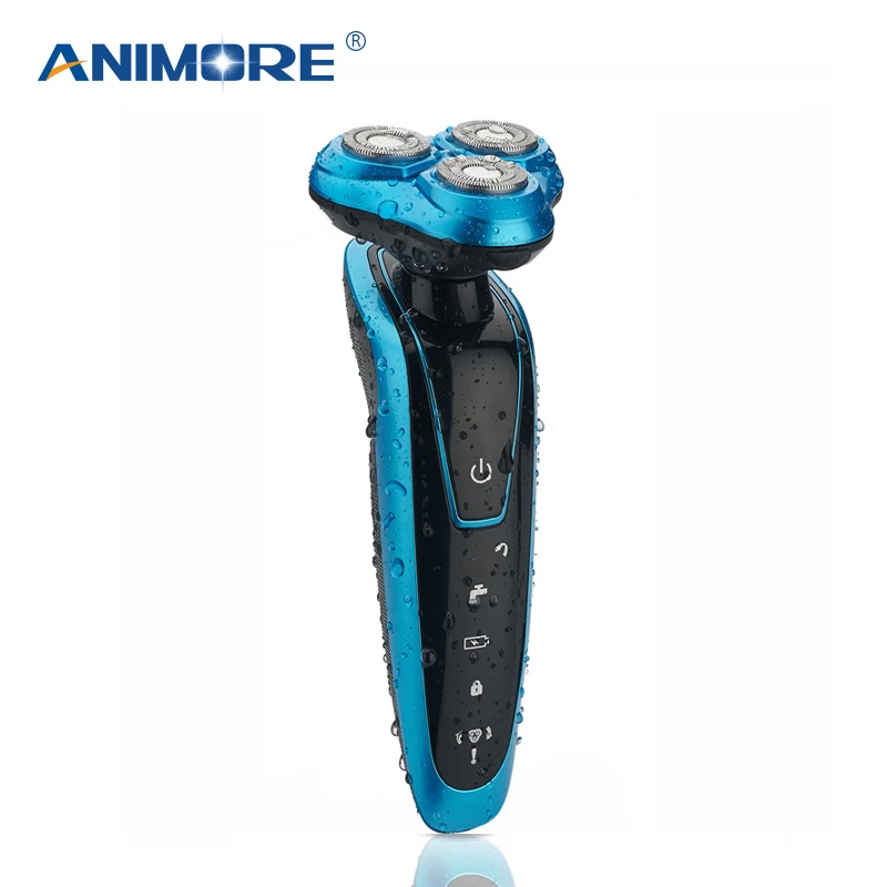 

ANIMORE Men Electric Shaver Washable Rechargeable Electric Shaving Beard Machine Razor Rechargeable gift