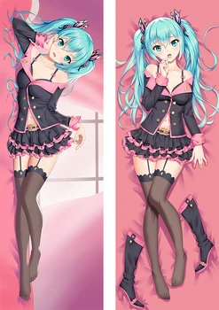 

2020-May update Japanese Anime Vocaloid Miku Hatsune Sexy girl otaku Dakimakura body Pillow case Hugging Body Pillow Cover
