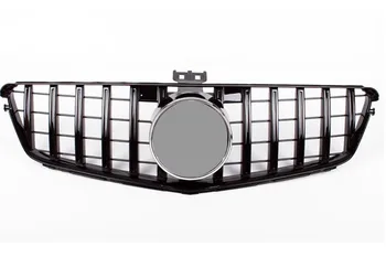 

Car Front Grille ABS Material For B e n z C Class W204 2007-2014 Racing grills Fit W204 Replace Original Mesh grill