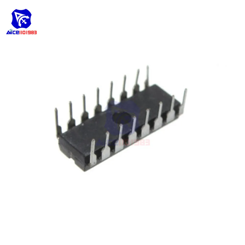 Diymor 50 шт./лот IC чипы SN74HC595N 74HC595 74HC595N HC595 DIP 16 8 бит регистр переключения интегральные