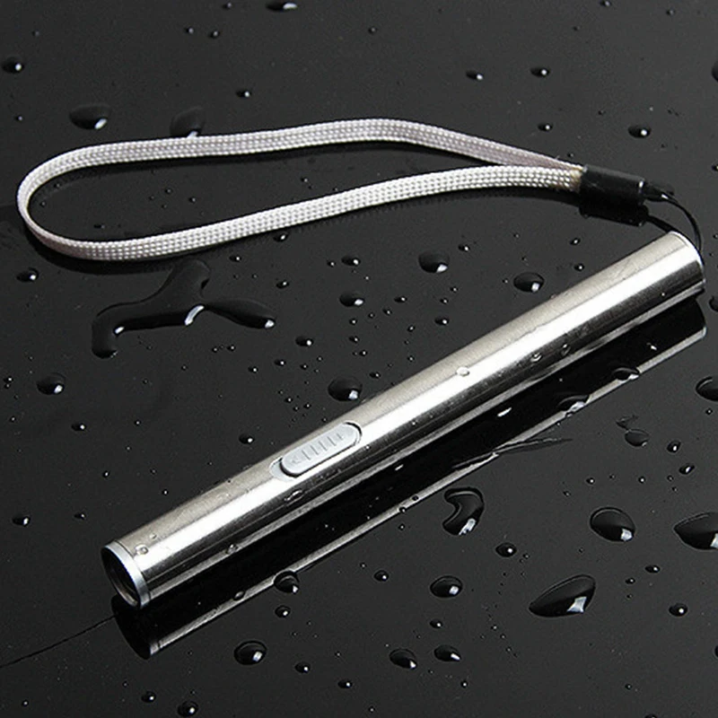Светодиодный водонепроницаемый кемпинговый Usb зарядный флэш-светильник для медицинской хирургии аварийный многоразовый карманный фонарь Ручка Фонарь желтый светильник