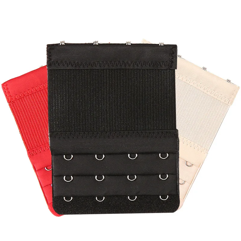 Garment Sewing Accessories 5Pcs 2-4Hook Back Bra Extender Clip Belt Extension Bra Strapless Extensions Women's Underwear Expander Hook Botton Intimates