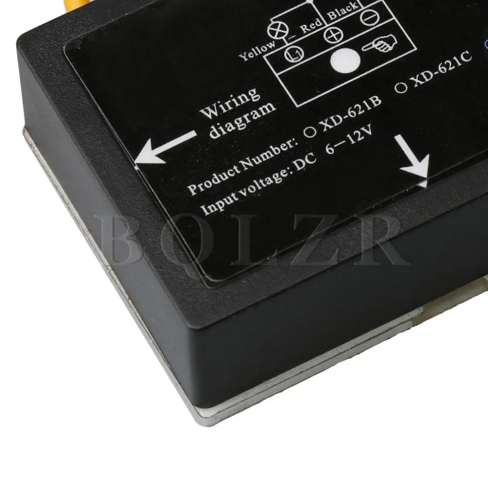  10PCS BQLZR Black 6-12VDC XD-622 On/Off Touch Switch for LED Lamp Bulb Isolated Sensor - 32813211218