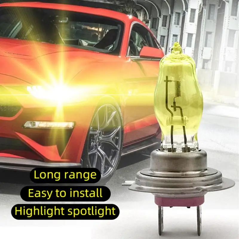 

2x100W 12V Universal Car headlight halogen lamp super bright fog HOD xenon bulb yellow 880 881 9005 9006 H1/H3/H4/H7/H8/H9/H11