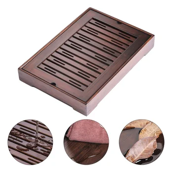 

1Pc Teaboard Durable Rectangular Useful Practical Large Capacity Tea-things Storage Tray Tea Tray Tea Plate for Home Kitchen Sho