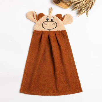

Terry towel towel "Bull" 43x35cm, brown, xl100%, 300 g / m 5111622