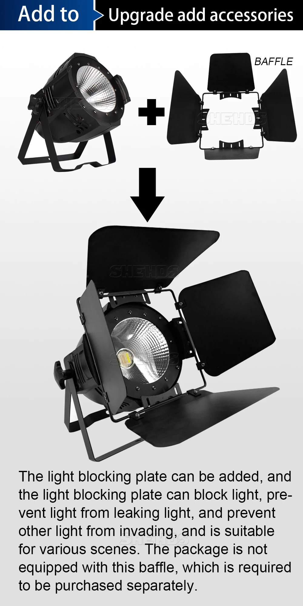 shehds增加挡叶板