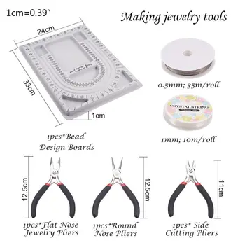 

Jewelry Pliers Tool Set DIY Handmade Earrings Rings Necklace Making Material