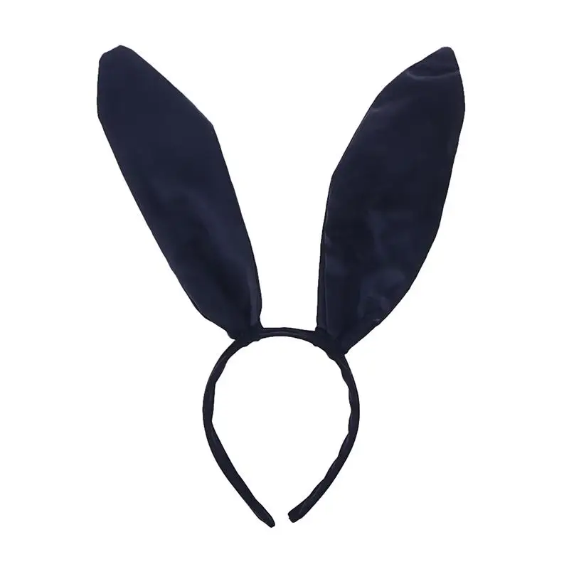 BESTOYARD Bunny Costume Bunny Rabbit Ears Headband Bow Ties Tail Set Cosplay Costume Accessories for Easter Halloween Christmas Party Favors 3Pcs