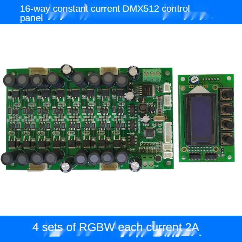 

Led Control Panel Lcd Display Digital Display Optional 16/12/8CH Dimming DMX512 Decoder