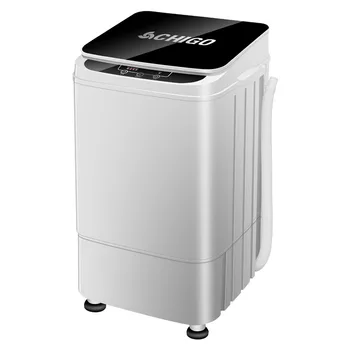 

Chigo 4.5kg semi-automatic washing machine household dormitory mini mini wave wheel washers with one belt dry