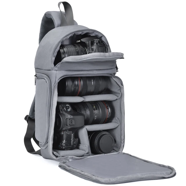 CADeN DSLR Camera Chest Bag Professional Large Cross Body Bags for Canon Nikon Sony Len Tripod Outdoor Travel Bags For Men Women AliExpress