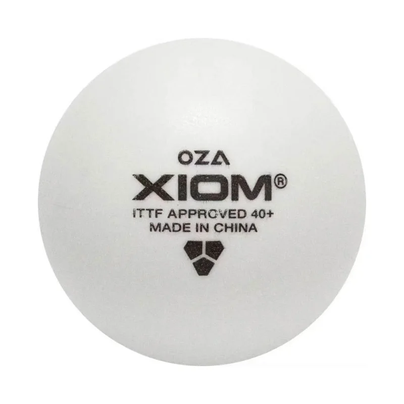 12 мячей XIOM последние OZA 3-Star мячи для настольного тенниса(со швом, ABS 40+) Пластиковые Мячи для пинг-понга ITTF одобрено