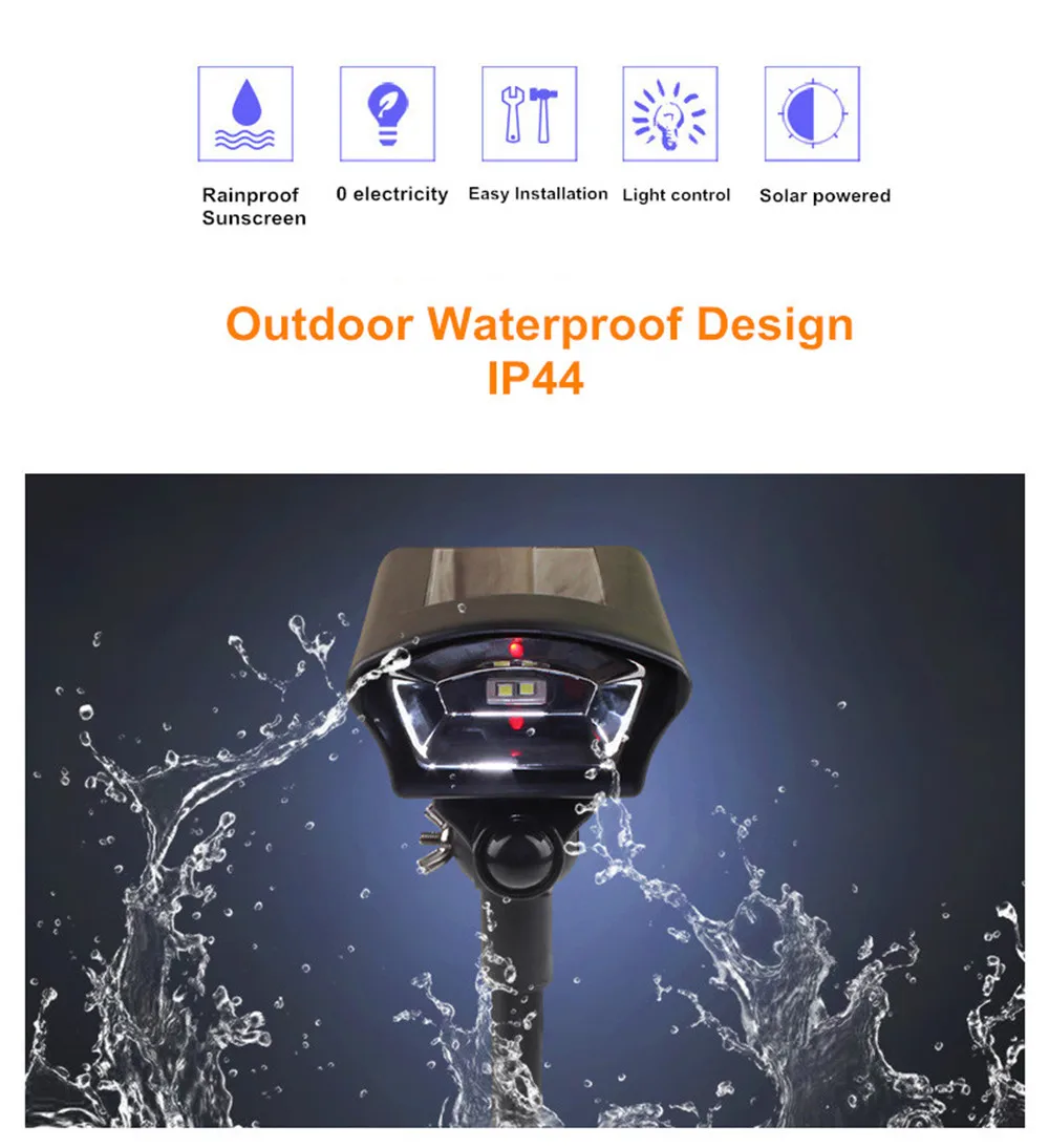 New 1set Dual Use Solar Motion Sensor Wall Lamp Garden Light Solar LED Outdoor Lighting Waterproof For Patio Decoration Security