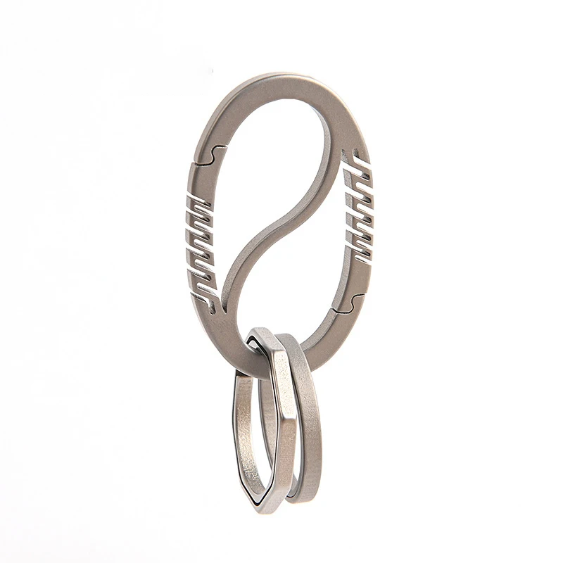 

Titanium Alloy Keychain Men's Keychain Multi-function Buckle Personality Creative Key Ring