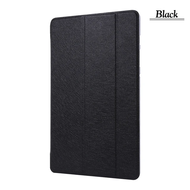 Case For Samusng Galaxy Tab A7 Lite 8.7'' 2021 SM-T220 SM-T225 Leather PC Back Cover Stand Auto Sleep Smart Magnetic Folio Cover Black