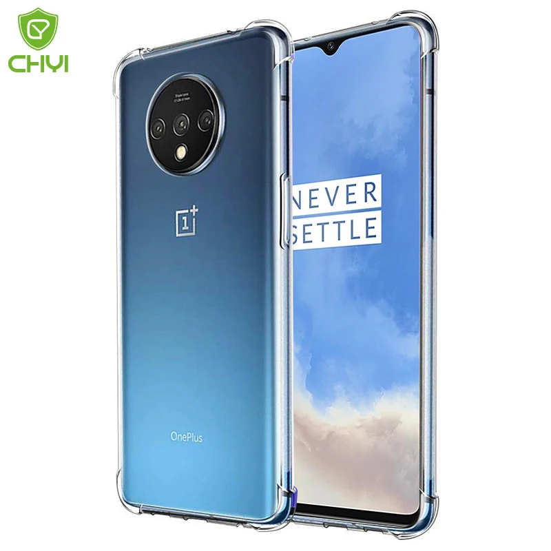 Чехол для oneplus 7 T, Прозрачная силиконовая подушка безопасности, противоударный чехол 1+ 7 T, прозрачный защитный чехол премиум класса, противоударный чехол для oneplus 7 pro