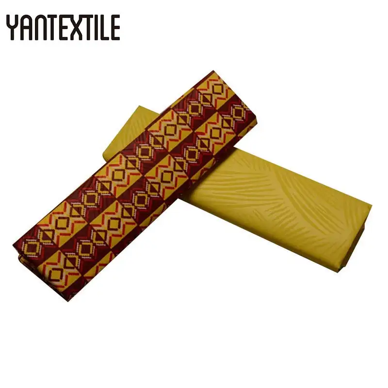 YANTEXTILE 2+ 2 ярдов настоящая восковая ткань Tissu Africain Ghana Kente Ткань африканская ткань Анкара тиснение батик ткань