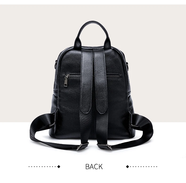 Wmnuo рюкзак женский черная бычья кожа сумка для колледжа для девочек сумка на плечо Mochila Дизайнерская Дорожная Сумка Повседневный Рюкзак для ноутбука