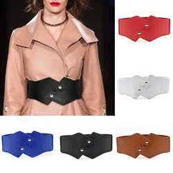 Solid Color Female Coat Fur Waist Belt Women Fashion Slim Elastic Belts Wild Simple Classic Corset Cummerbunds Waistband
