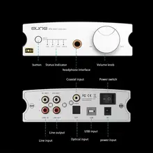 AUNE X1S домашний HIFI DAC усилитель для наушников ES9038Q2M DSD512 USB DAC усилитель для наушников 32 бит/768 K DOP128 DOP64